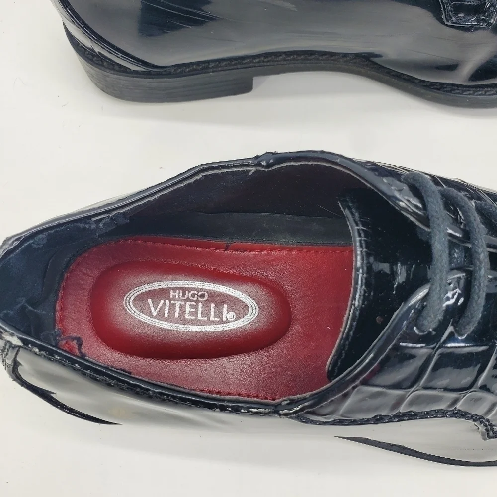Hugo Vitelli Dress Shoes Men’s 9M Black